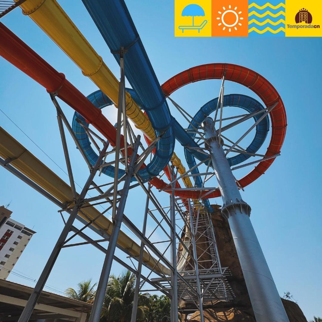 卡达斯诺瓦斯Piazza Com Acesso Ao Acqua Park - Gustavo公寓式酒店 外观 照片